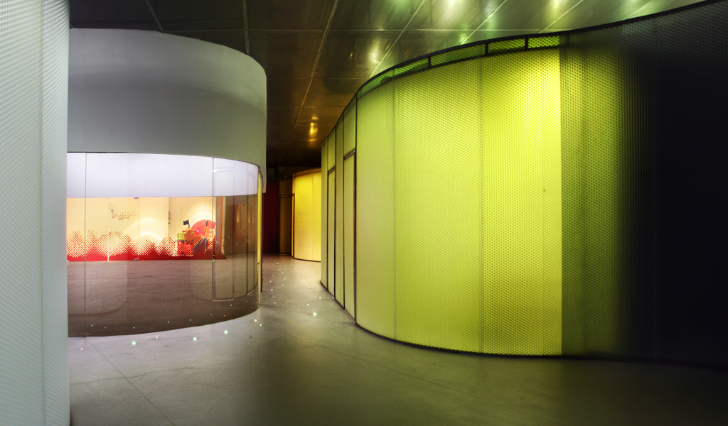 Panelite Bonded Series Translucent Honeycomb Panels Curved Partitions Nuno Nono Nursery GIROD+ANTON ARQUITECTOS Photo Mariela Apollonio 7